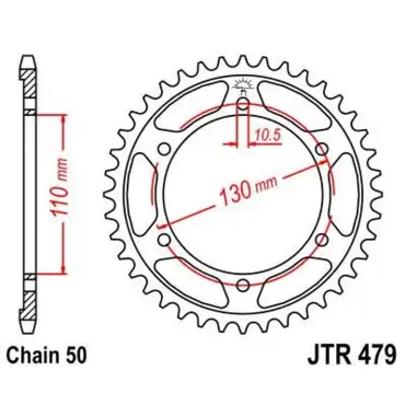 Звезда ведомая JTR479 - миниатюра 1