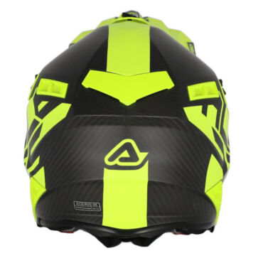Acerbis Шлем Steel Carbon Yellow Fluo - миниатюра 4