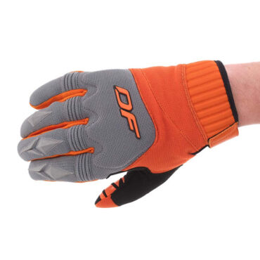 Dragonfly перчатки Enduro Gray Orange Black - миниатюра 2