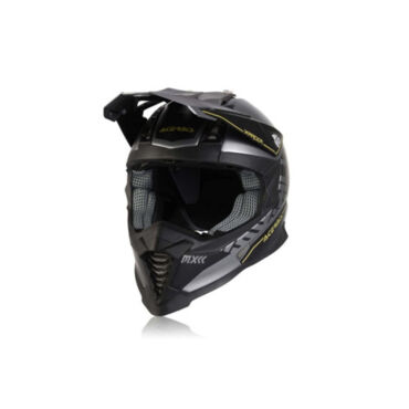 Acerbis Шлем кроссовый X Racer VTR Black Grey - миниатюра 8