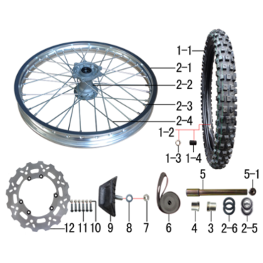 Винт оси передней M16x1.5x23.851.0020 - миниатюра 18