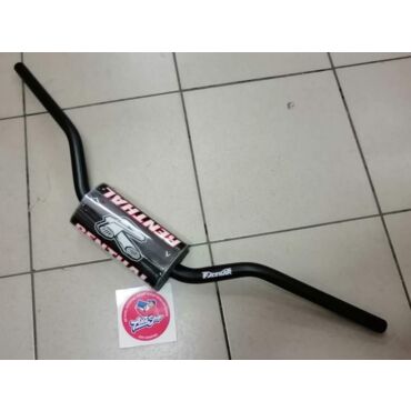 Renthal 609 01 BK Fatbar Rc High Black Руль черный  (28 mm) - миниатюра 2