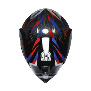 AGV Шлем AX9 E2206 V26 Steppa Carbon Red Blue - миниатюра 4
