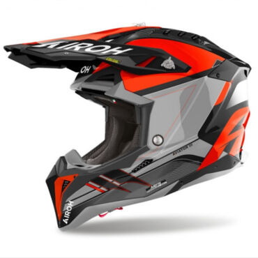 Airoh Мотошлем Aviator 3 Saber Orange Glossy - миниатюра 3