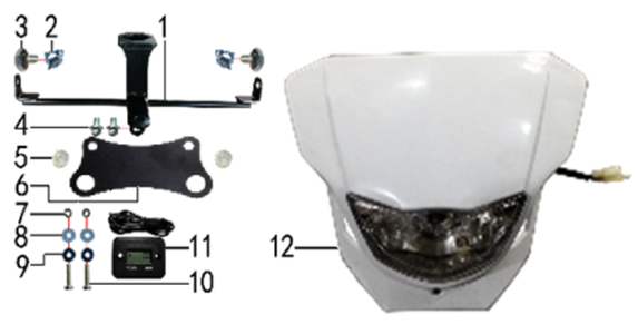 Фара YA LED белая.616.0090 - фото 6