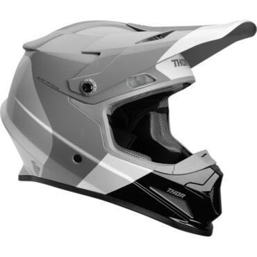 Шлем THOR SECTOR BOMBER MIPS S9 CHARCOAL WHITE - миниатюра 2