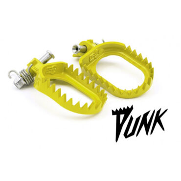 Подножки стальные желтые S3 Punk KTM 07 16 / Husaberg 11 16 / Husqvarna 14 16 / Beta -19 / Sherco / Gas Gas / Yamaha - миниатюра 1