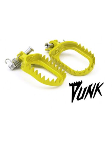 Подножки стальные желтые S3 Punk KTM 07 16 / Husaberg 11 16 / Husqvarna 14 16 / Beta -19 / Sherco / Gas Gas / Yamaha