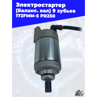 Электростартер 172FMM 5 PR250 (Баланс. вал) 9 зубьев - миниатюра 1