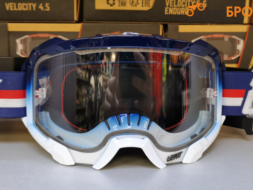 Очки Leatt Velocity 4.5 Royal Clear 83% - фото 4