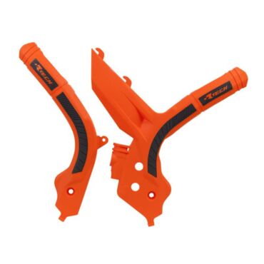 Защита рамы оранжево черная KTM SX SX F 19 22 / EXC EXC F 20 23 - миниатюра 2