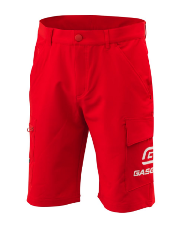 Шорты GASGAS Team Shorts, red (M, Взрослая  Повседневная)