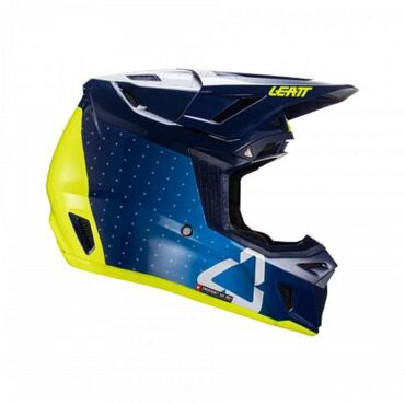 Шлем кроссовый Leatt Moto 8.5 Helmet Kit Blue V24 - миниатюра 3