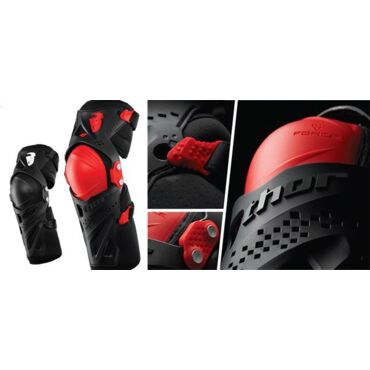 THOR FORCE XP защита коленей (черно красные) 2XL 3XL (2704 0364) - миниатюра 1
