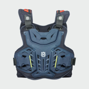 Защита тела Leatt Chest Protector 4.5 Husqvarna, blue yellow (One Size, Взрослая ) - миниатюра 2