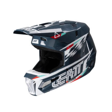 Leatt Шлем кроссовый Helmet Kit Moto 3.5 V25 Blue - миниатюра 4