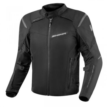 Мотокуртка SHIMA RUSH 2.0 MEN, black  (L, Взрослая  Дорожная) - миниатюра 1