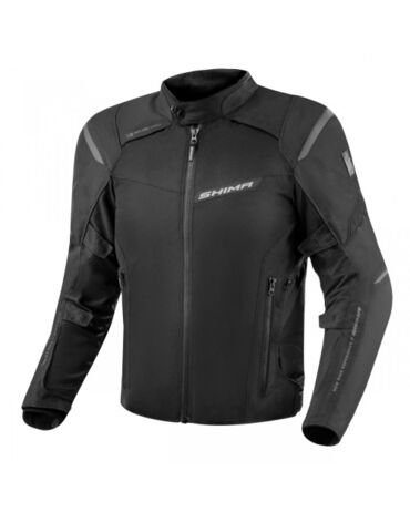 Мотокуртка SHIMA RUSH 2.0 MEN, black  (L, Взрослая  Дорожная)