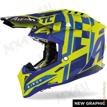 Кроссовый шлем Aviator 3 TC21 Gloss - Зеленый - миниатюра 3