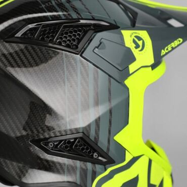 Acerbis Шлем Airstrike C 22 06 Black Fluo Yellow - миниатюра 11