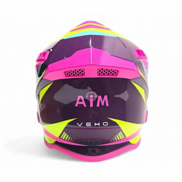 AiM Шлем RH855 (Fiber Glass) Vexo Purple Pink - миниатюра 6