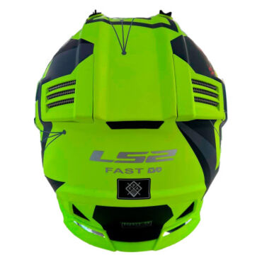 LS2 Мотошлем MX437 Fast Alpha Желтый - миниатюра 1