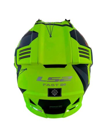 LS2 Мотошлем MX437 Fast Alpha Желтый