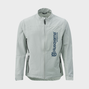 Куртка ветрозащитная Husqvarna RAILED JACKET, grey (M, Взрослая  Повседневная) - миниатюра 1