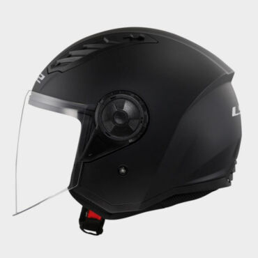 LS2 Мотошлем OF616 Airflow II Solid черный матовый - миниатюра 5