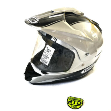 Мотошлем Shoei Hornet DS Sonora TC 10 Black Silver - миниатюра 3