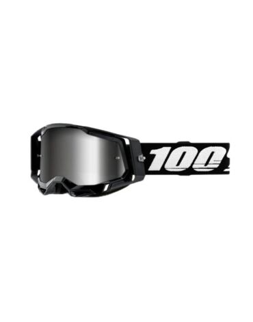 100% Очки Racecraft 2 Goggle Black Mirror Silver Lens