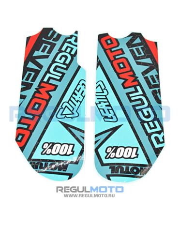 Наклейки на защиту передних амортизаторов Seven Medalist 