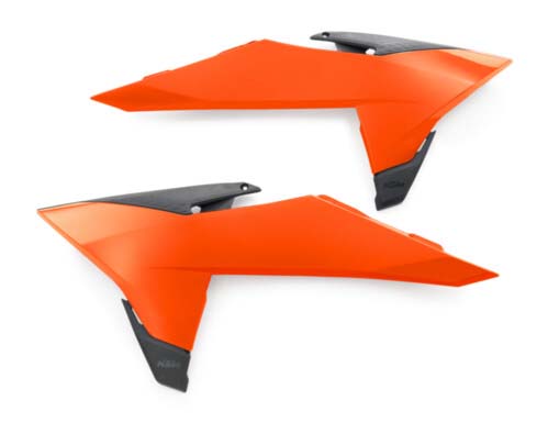 Боковины бака оранжевые KTM SX SX F 25- / EXC EXC F 26- - фото 1