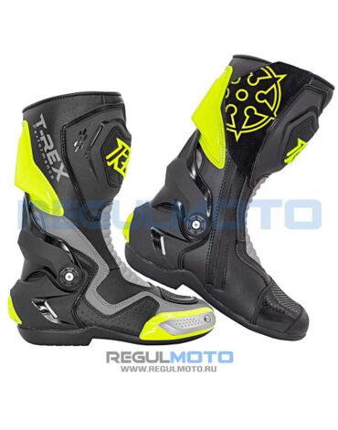 Защита голени (боты) RYO Racing T REX, желтый черный