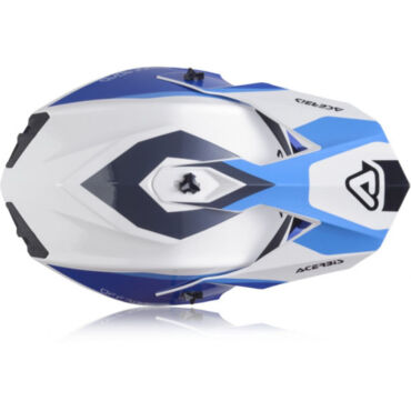 Acerbis Шлем Linear White Blue - миниатюра 7