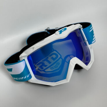 Очки Progrip Atzaki 3201 FL White Multilayer Mirror Blue Lens (синяя зеркальная линза 3253C) - миниатюра 3