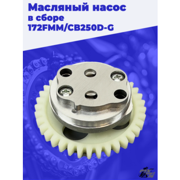 Масляный насос в сборе 172FMM CB250D G - миниатюра 1