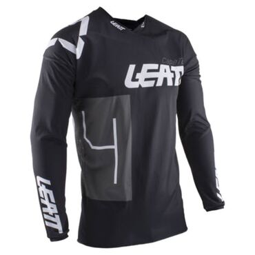 Мотоджерси подростковая Leatt GPX 3.5 Junior Jersey Black - миниатюра 1