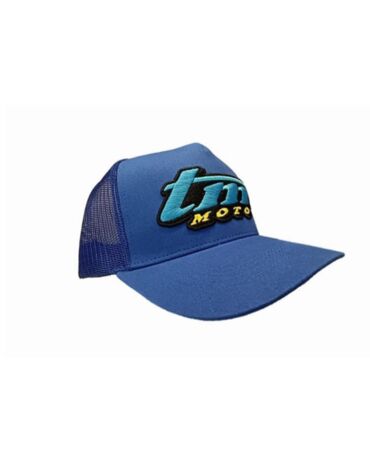 Бейсболка TM Racing '24 синяя, сетка