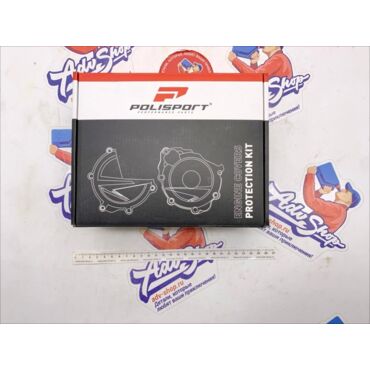 Polisport Kit Clutch+Ignition Black Комплект защита крышки сцепления + зажигания KTM 450 500 EXCF XCFW  17 23 // HQV  450 501 FE  17 23  // 90991 - миниатюра 3