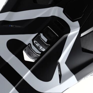 Acerbis Шлем Airstrike C 22 06 Black White - миниатюра 12