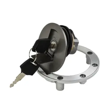 Крышка бензобака с замком Yamaha хром - миниатюра 3