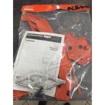 KTM защитные накладки на раму оранж SX / XC / EXC 11 16 ( 7720309400004 ) - миниатюра 3
