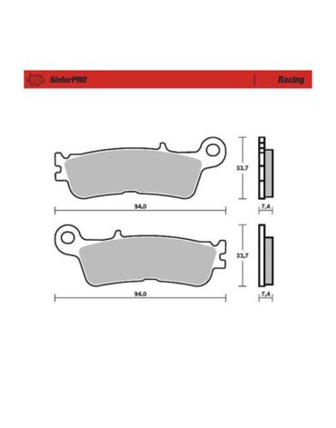 Тормозные колодки передние MMT YZ450F 20-.. YZ250F 21-.. Racing (995cm44)