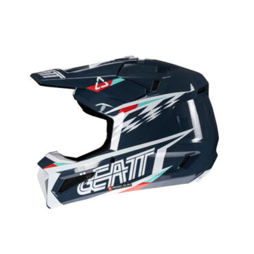 Leatt Шлем кроссовый Helmet Kit Moto 3.5 V25 Blue - миниатюра 5