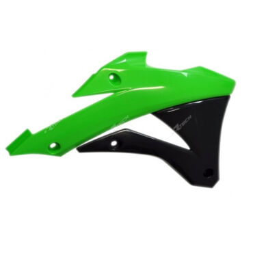 Боковины радиатора Kawasaki KX85 2014 2021, Зеленый - миниатюра 1