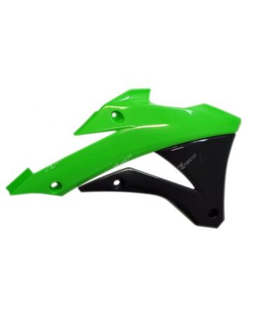 Боковины радиатора Kawasaki KX85 2014 2021, Зеленый