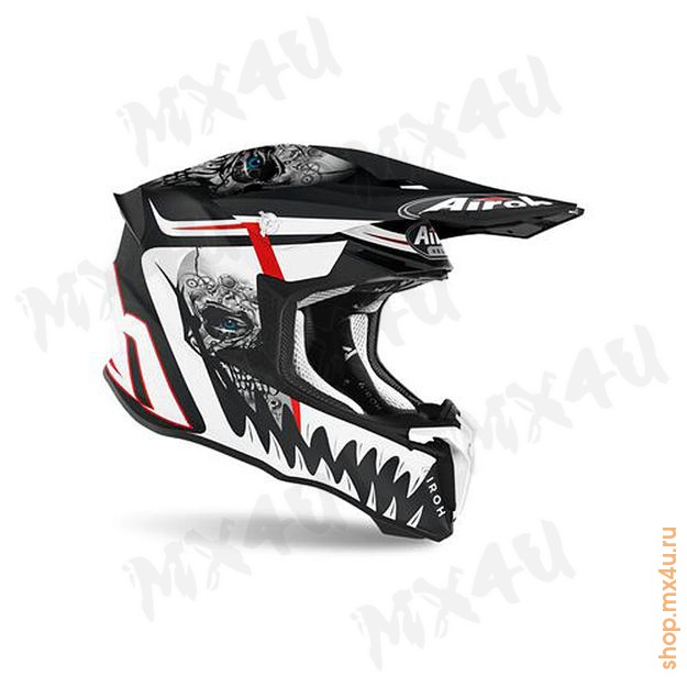 Шлем Twist 2.0 Mask - черно\бело\матовый - фото 1