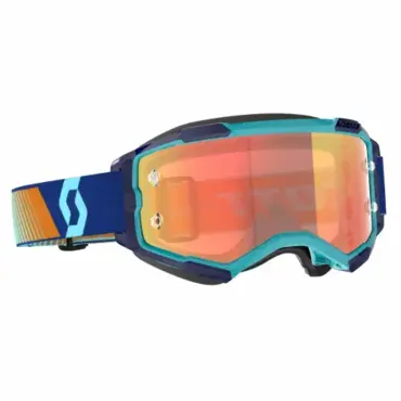 Scott Очки Fury royal blue orange orange chrome works - миниатюра 3