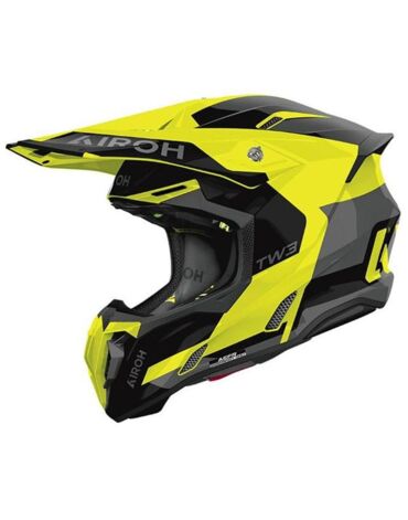Шлем AIROH Twist 3 Fancy Yellow (Глянцевый)